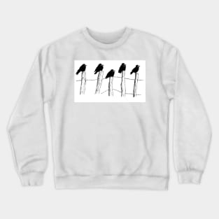 Birds on a wire Crewneck Sweatshirt